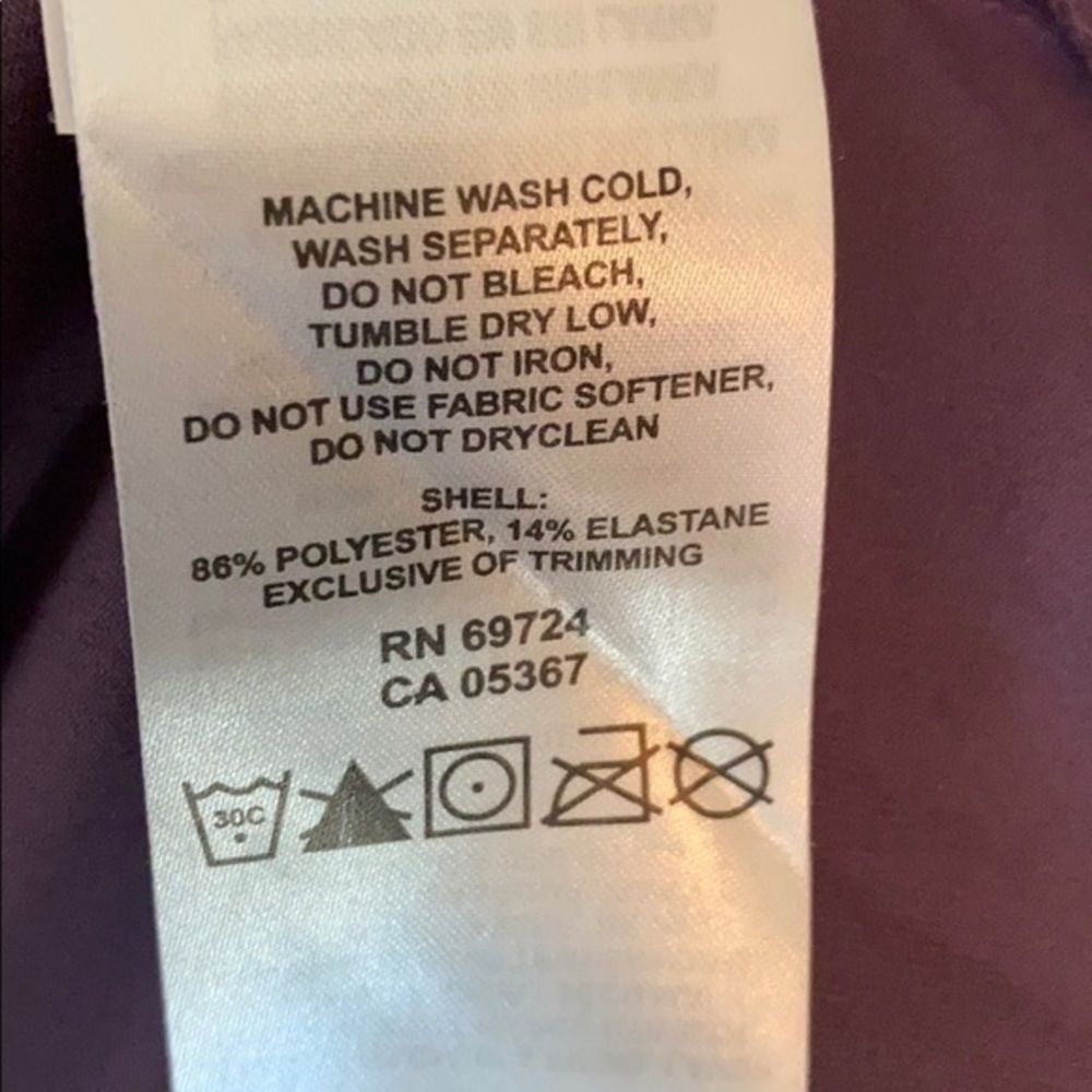Columbia Purple Tie Dye Zip Jacket Athleisure Activewear Casual Streetwear M - Picture 8 of 8